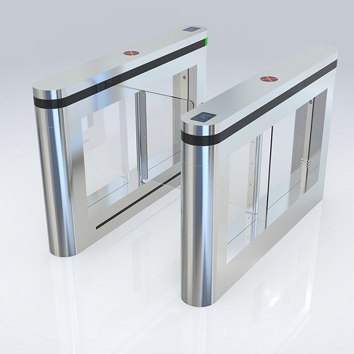 FOB Price Swing Barrier RFID Access Control Automatic Swing Gate For School Entrance