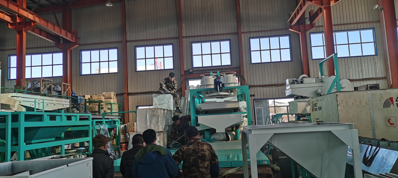 buckwheat dehulling and separating equipment