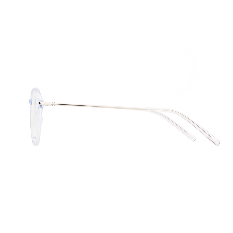 Unisex Round Keyhole Eyeglasses