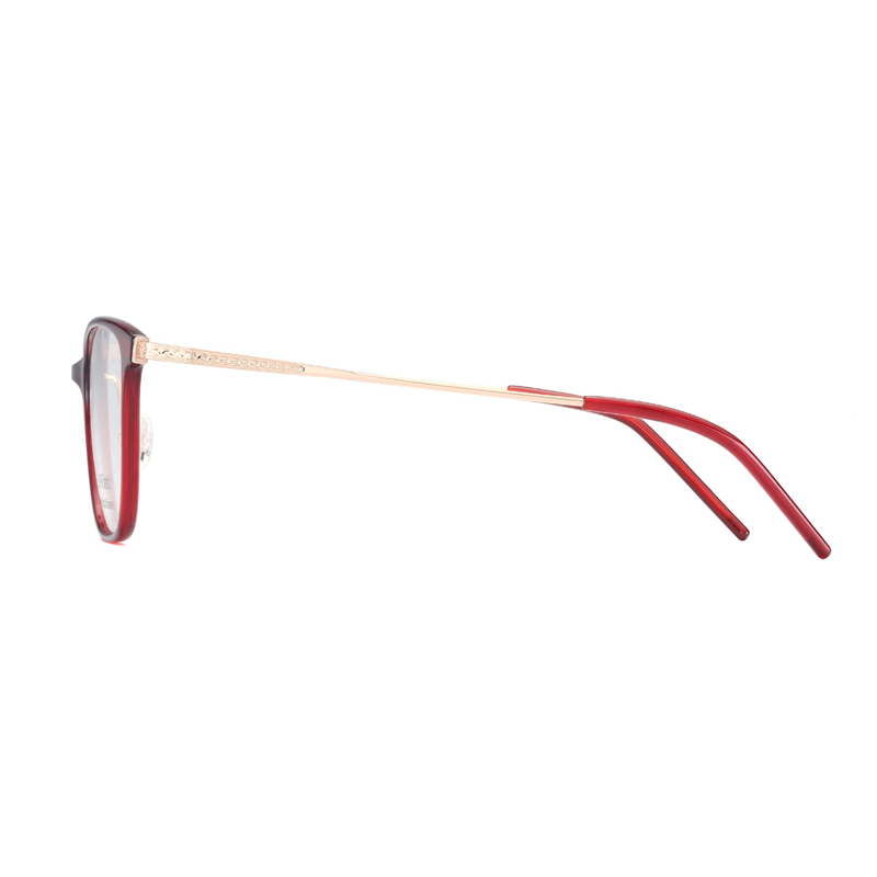 Women's Lightweight Plastic Glasses with Adjustable nose pads - Super Durable ß-Plastic Optical Frame