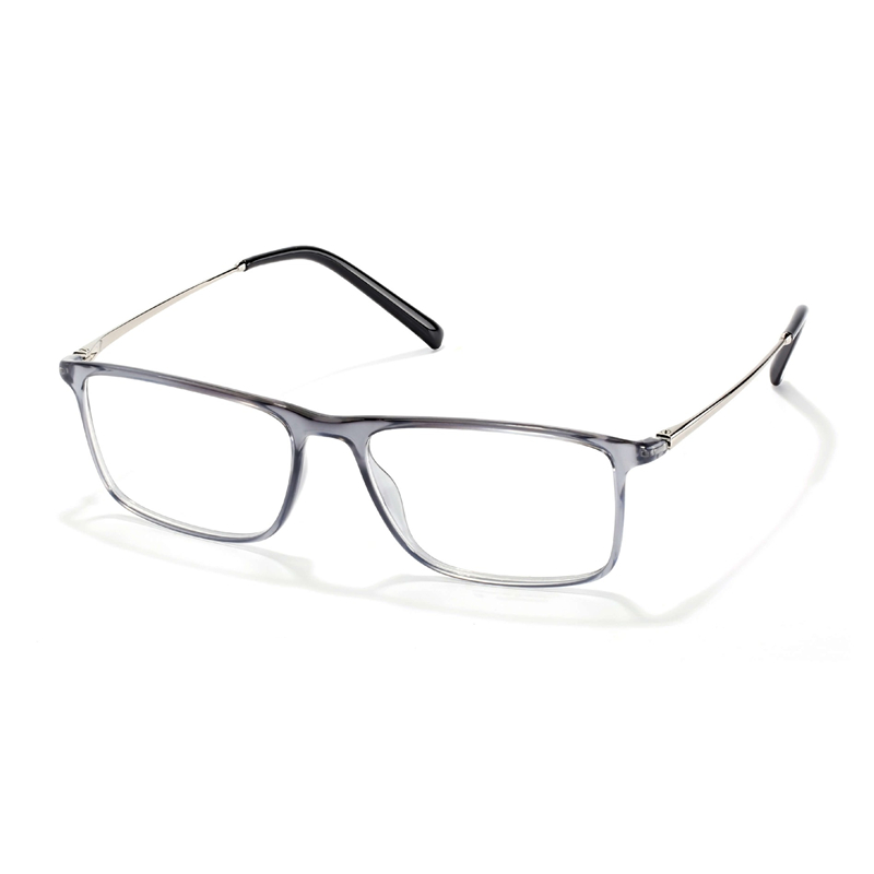 Stainless Steel & ß-Plastic Square Eyewear Frame for Men