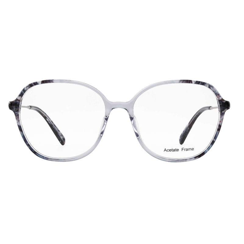 Round-Square Vintage Acetate Glasses for Women
