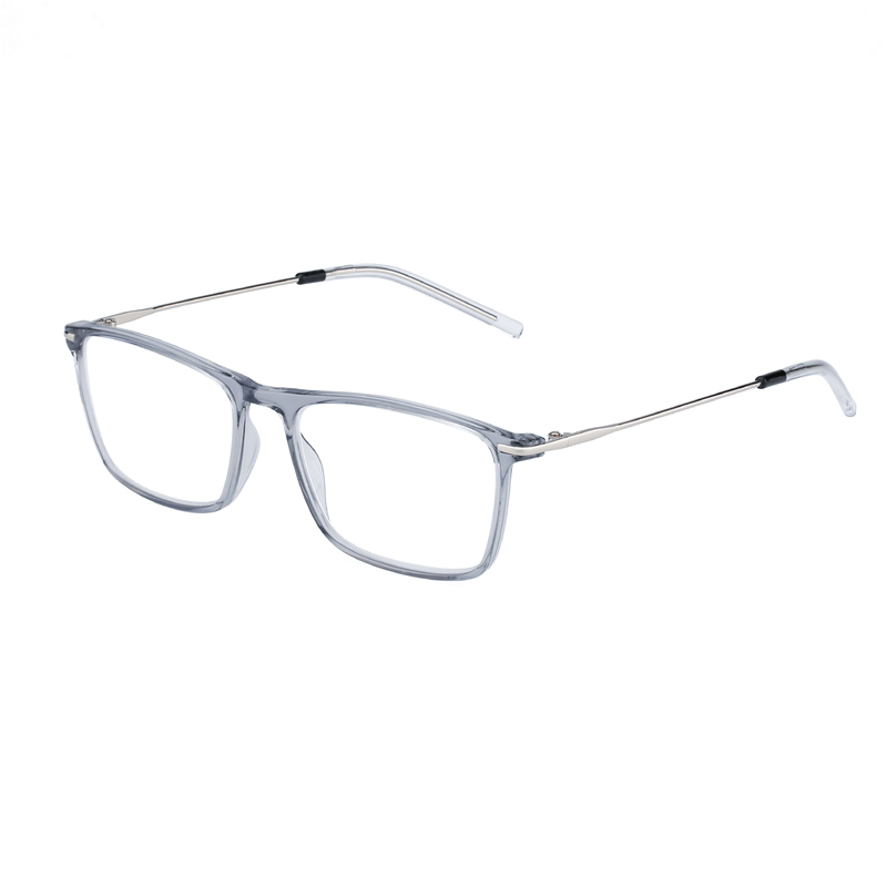 Reading Glasses Square TR90 Frame and Metal Temple for Man