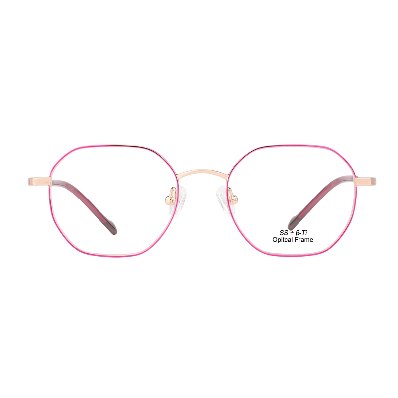 Super Thin and Flexiable Beta Titanium Glasses - Geometric Eye