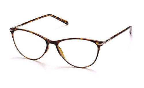 Super Thin and Lightweight Cat-Eye Glasses for Women - Super Durable ß-Plastic Optical Frame