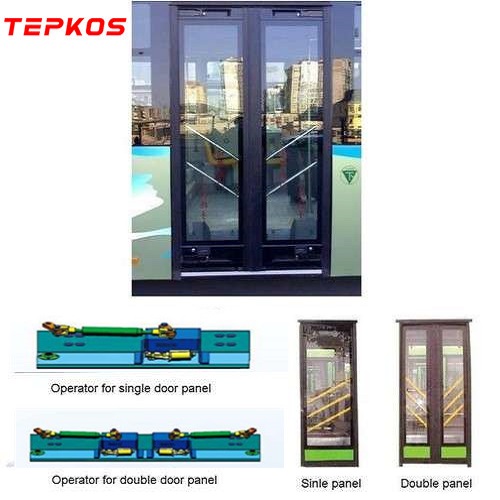 Electric Double Inswing Bus Door System