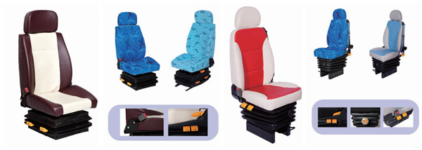 Pneumatic driver seat