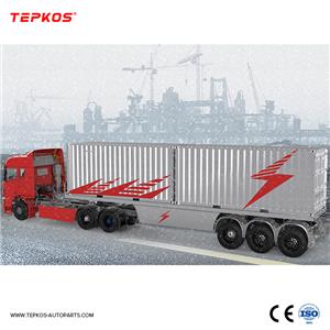 Smart electric trailer system for semi truck or heavy truck including drive system & load-bearing system & transmission system