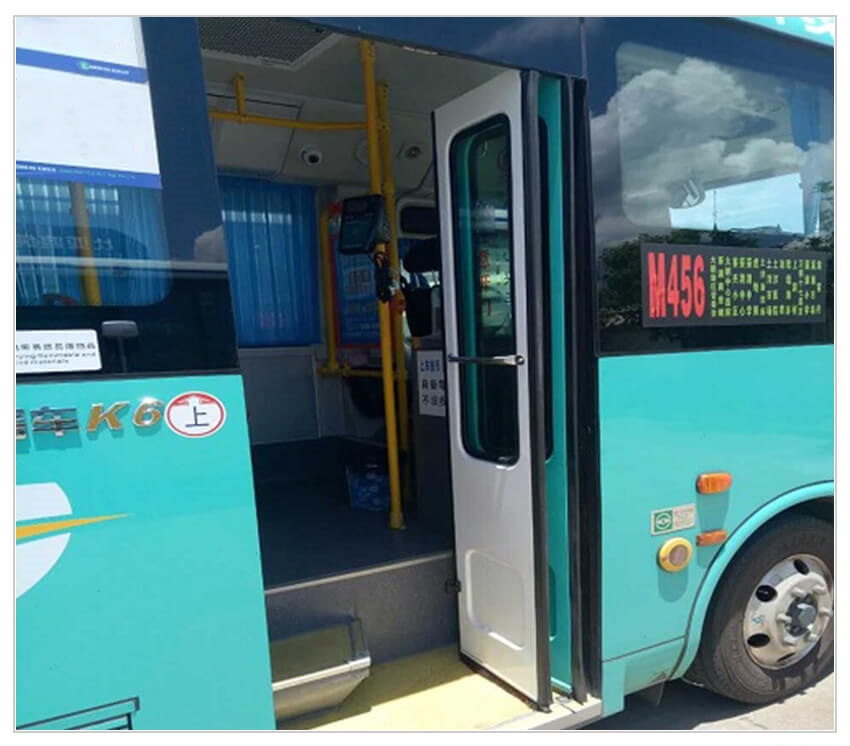 passenger bus door