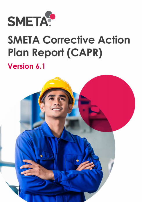 SMETA 시정 조치 계획 보고서(CAPR)