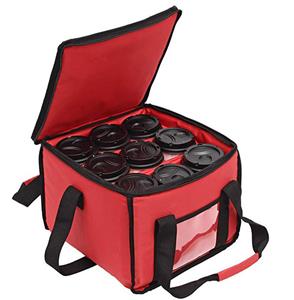 Bolsa de entrega de alimentos Portador de bebidas de pizza