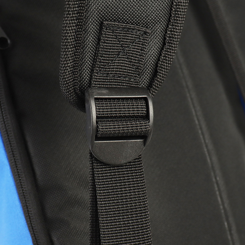 School backpack with buckle