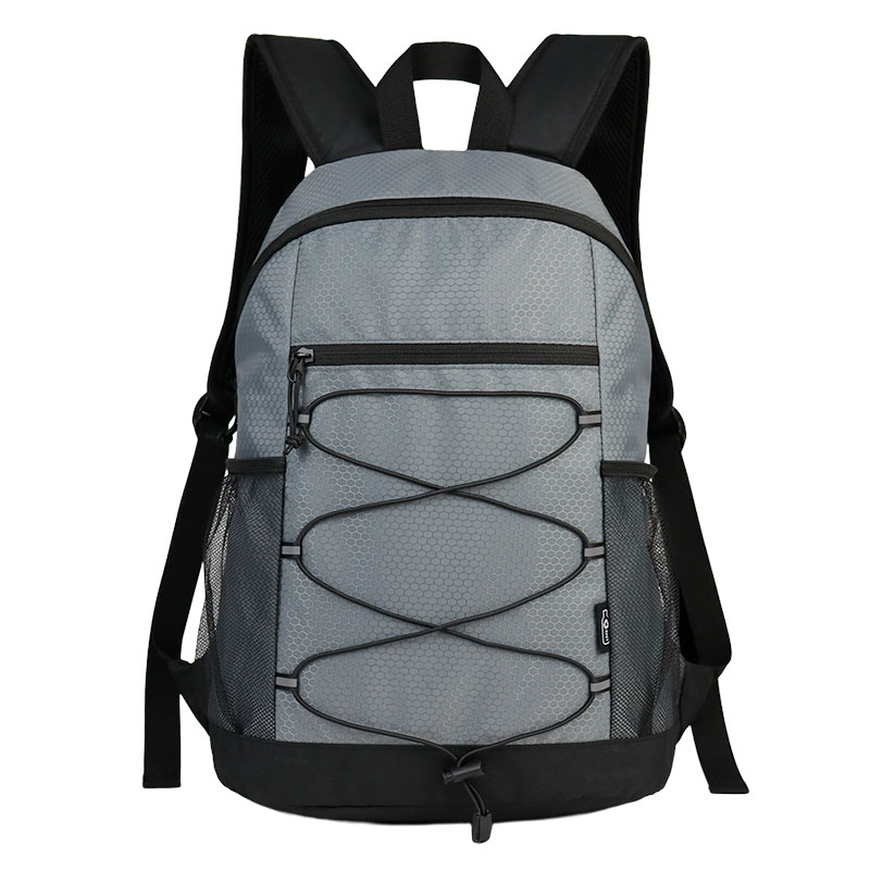 Mochila para exteriores con tiras reflectantes y correas cómodas para senderismo, camping, escuela y uso diario.