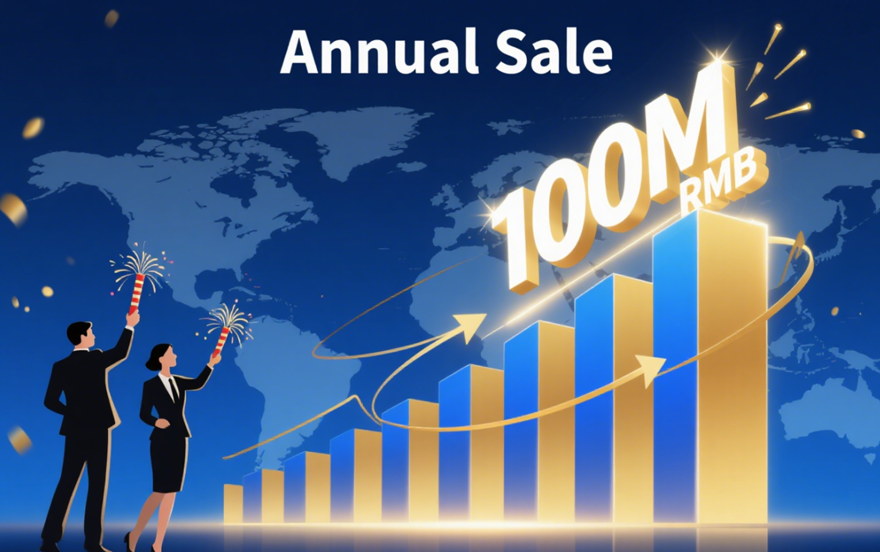 2012 Annual Sale reached 100 million RMB.png