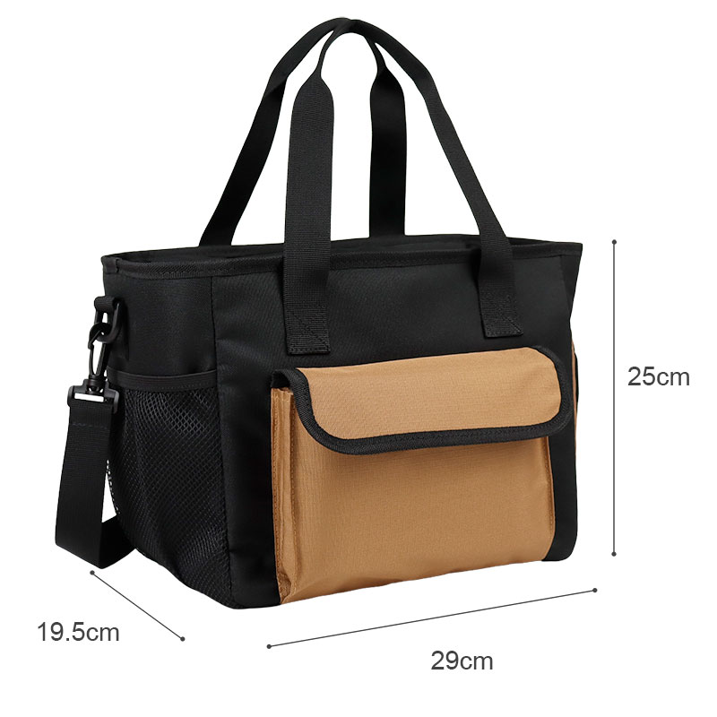 Soft-Sided Thermal Cooler Tote With Zippered Design