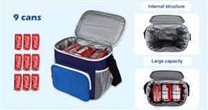 Lunchtas met grote capaciteit: perfect voor uw eten en drinken