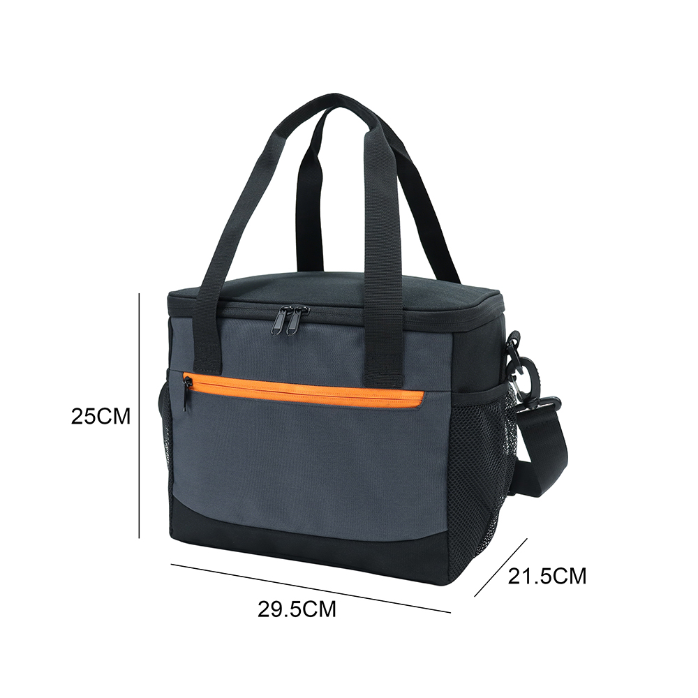 Large Insulated Cooler Bag Waterproof Lunch Tote with Front Zipper Pocket