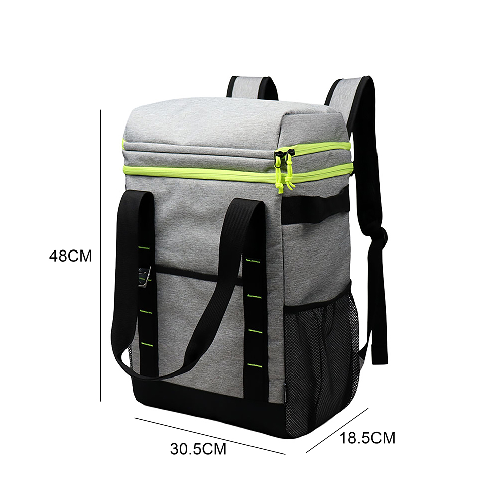 Insulated Cooler Backpack with Built-In Bottle Opener Large Thermal Lunch Backpack for Picnic, Beach, Camping Hiking Waterproof, Upgraded PEVA Lining