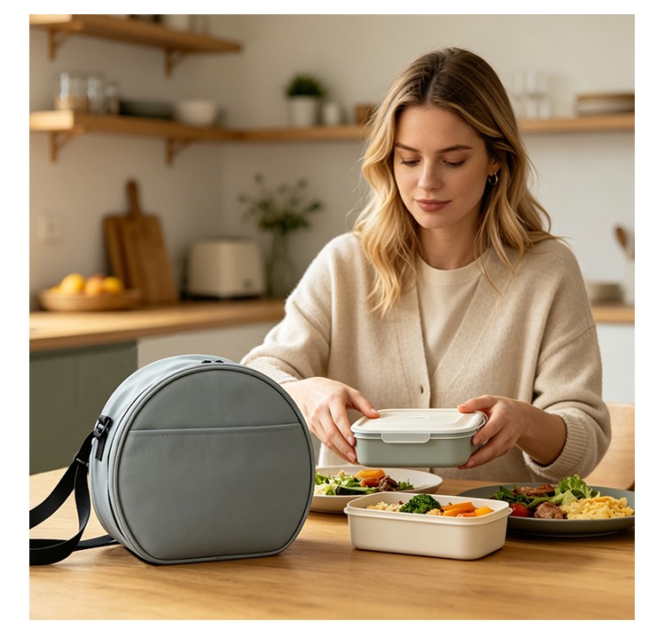 Circular Thermal Lunch Bag