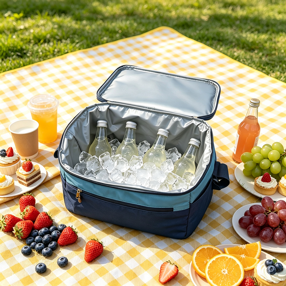 Double Zipper Ice Tote