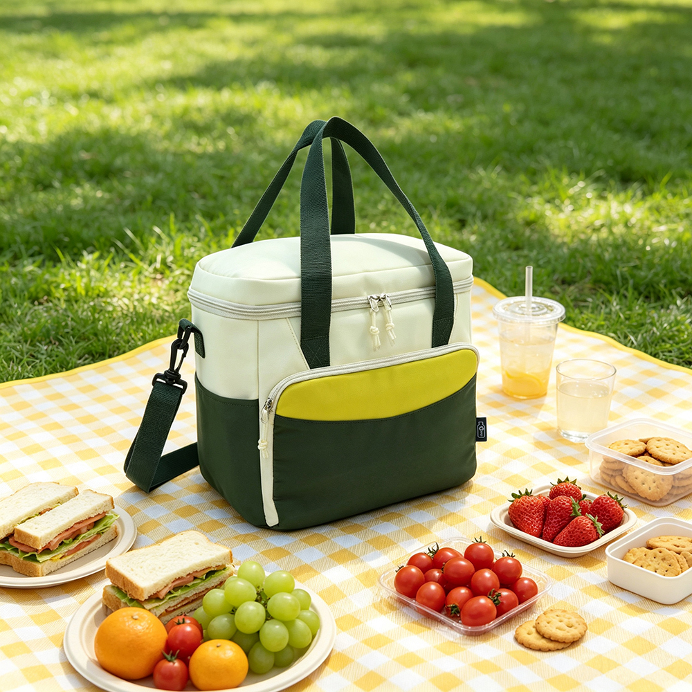 Tri Color Cooler Bag Waterproof Festival Drink Bag