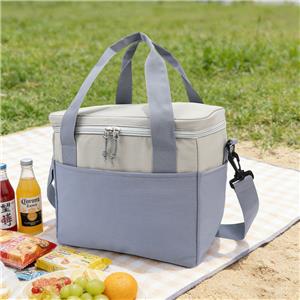 Khakiblaue Kühltasche, wasserdichte Kühltasche für den Strand