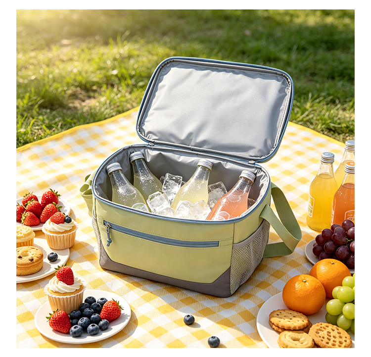 Sage Sky Strap Cooler Side Grid Bottle Holster