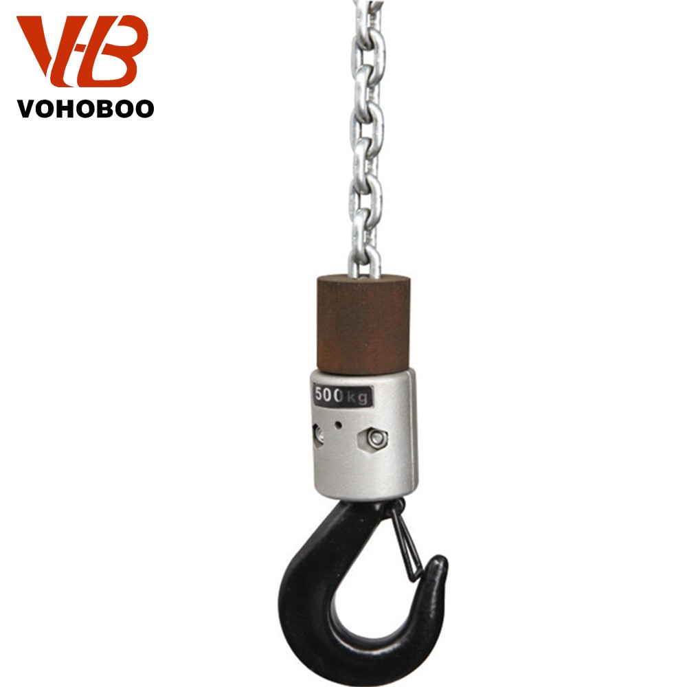 European Type Electric Chain Hoist With Maual Trolley Factory