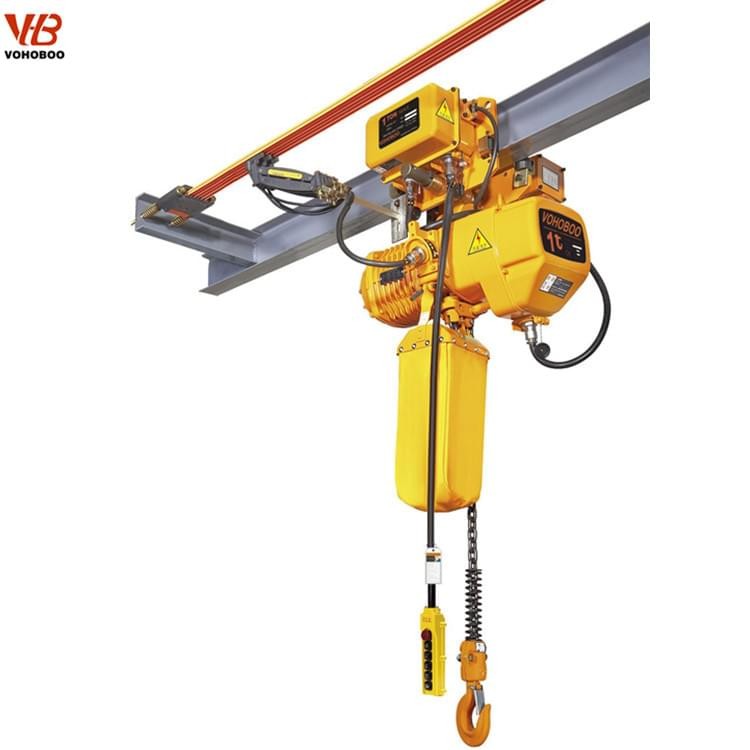 HHBB Electric Trolley Type Electric Chain Hoist Factory