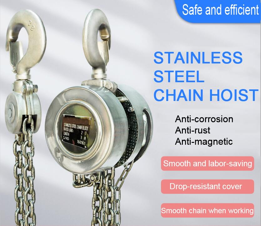 stainless steel chain hoists