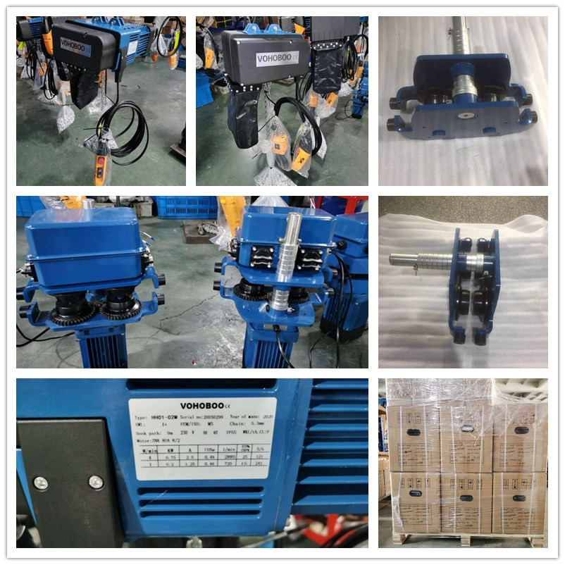 Electric Trolley Type European Type Electric Chain Hoist Factory