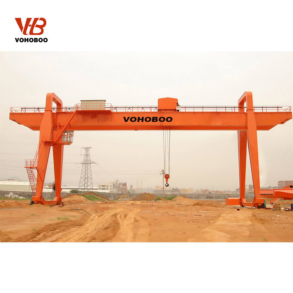 20 Ton Rail-Mounted Gantry Crane for Outdoor Lifting Operations