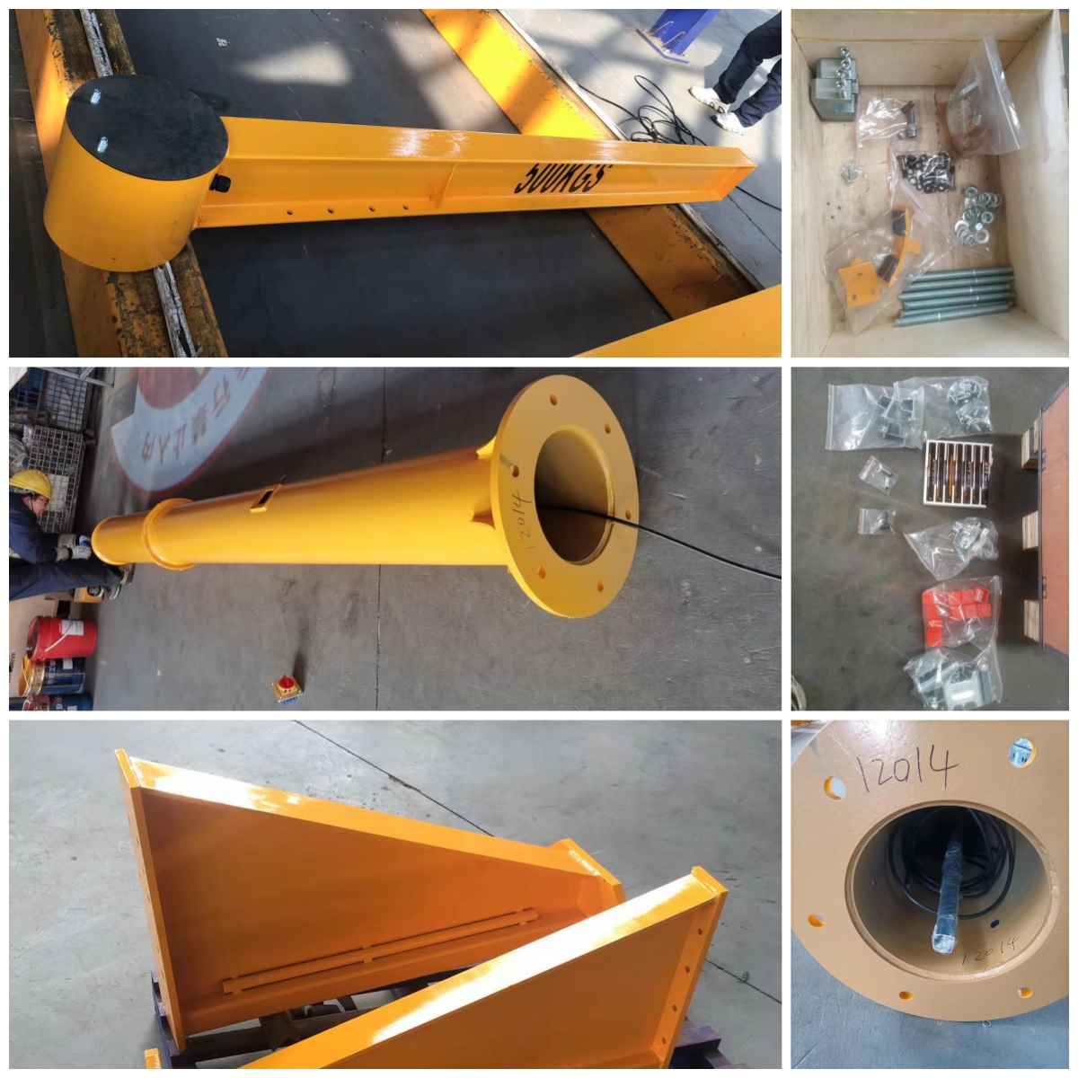 Bracket Jib Crane with Electric Hoist Factory