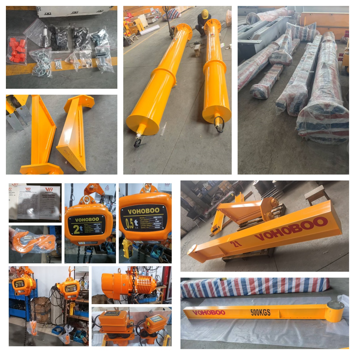 Bracket Jib Crane with Electric Hoist Factory