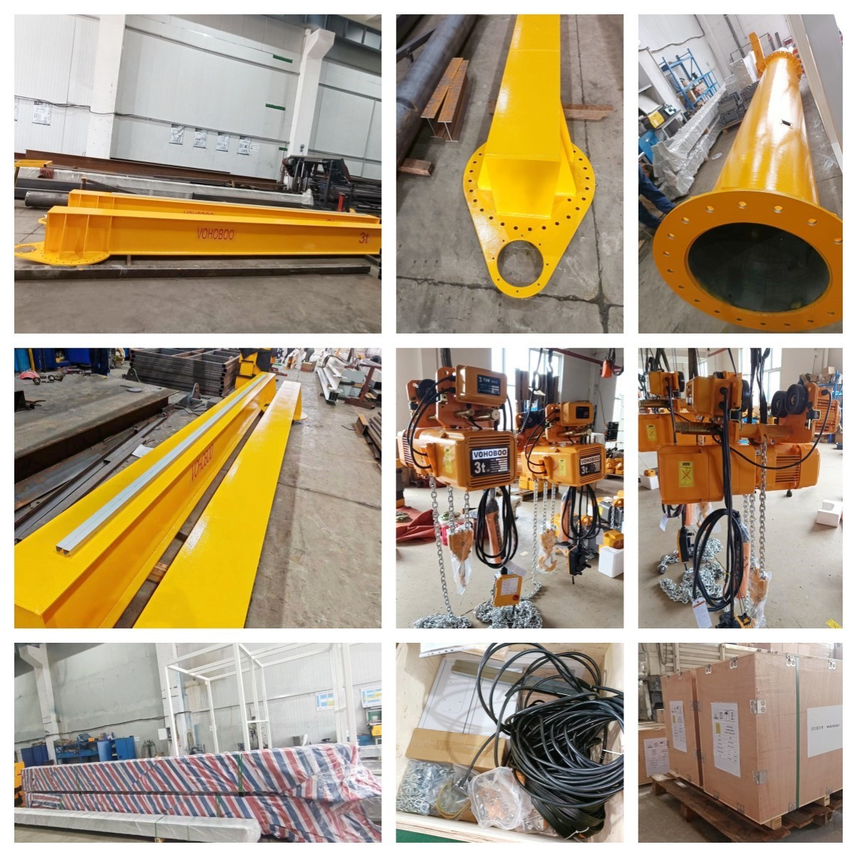 Floor-Mounted Jib Crane