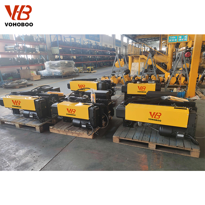 European Type Wire Rope Hoist with Low Headroom Design