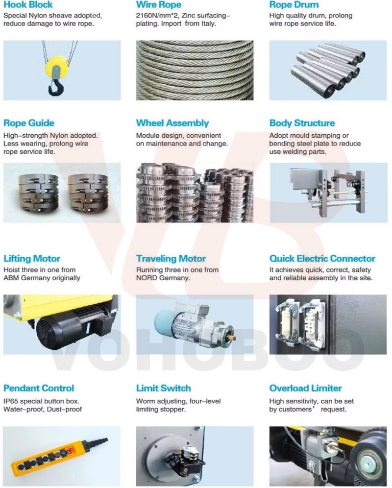 European type Wire Rope Hoist
