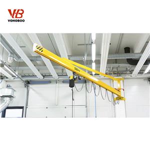 Jib Crane with Electric Hoist, 8 Ton Load Capacity