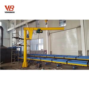 Heavy-Duty Jib Crane with Slewing Arm