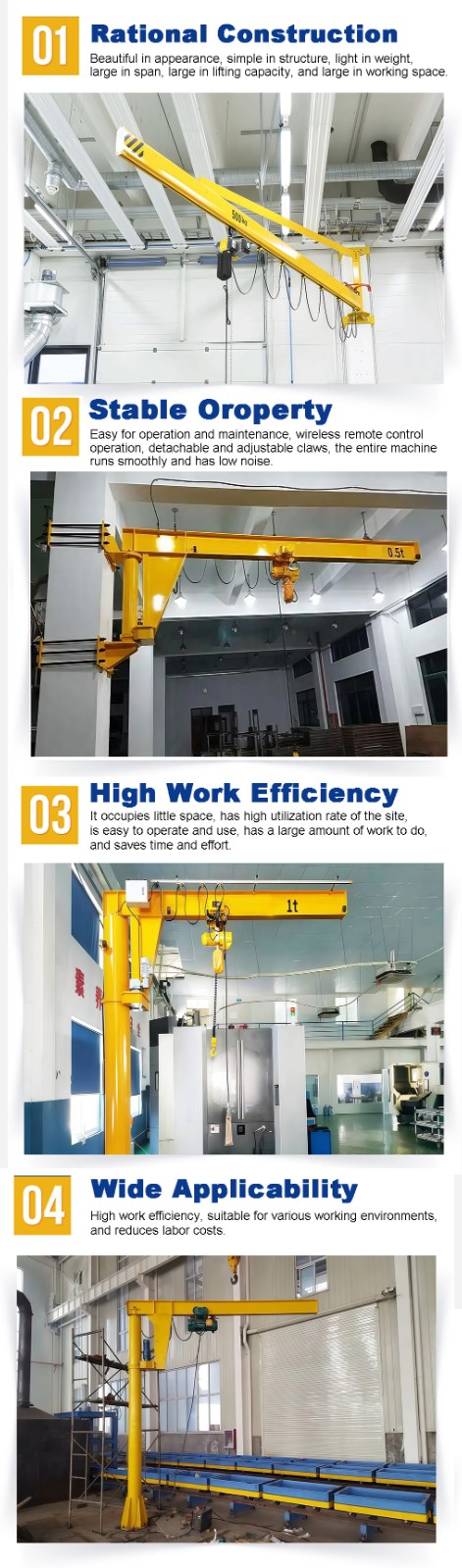 Floor-Mounted Jib Crane