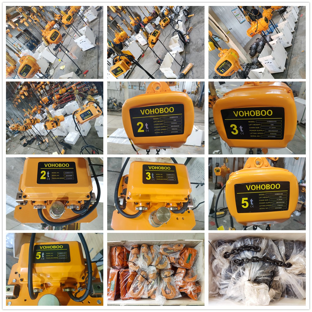 6 Ton HHBB Durable Electric Chain Hoist