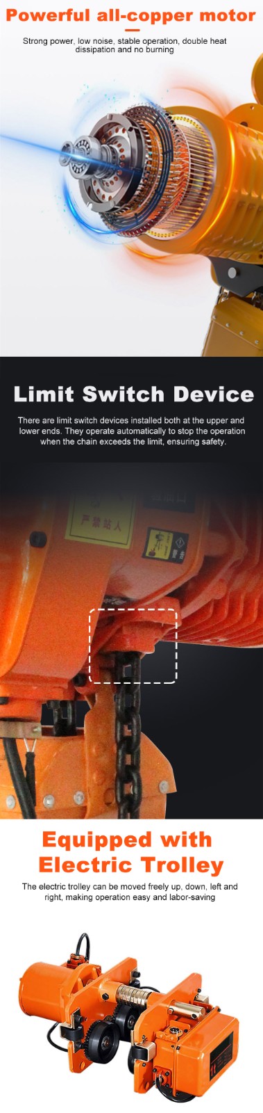 10 Ton HHBB Durable Electric Chain Hoist 10 Ton HHBB Durable Electric Chain Hoist