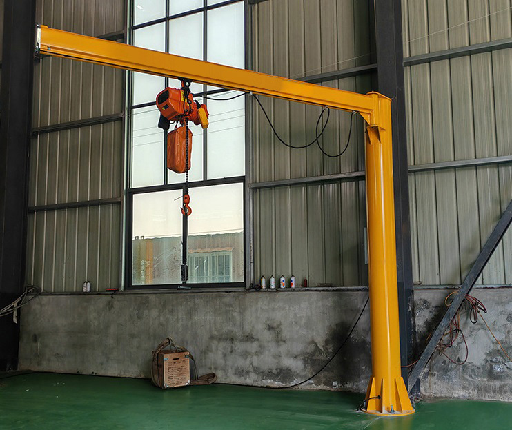 Wall-Mounted Jib Crane for Warehouse and Workshop Material Handling