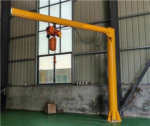 Wall-Mounted Jib Crane for Warehouse and Workshop Material Handling