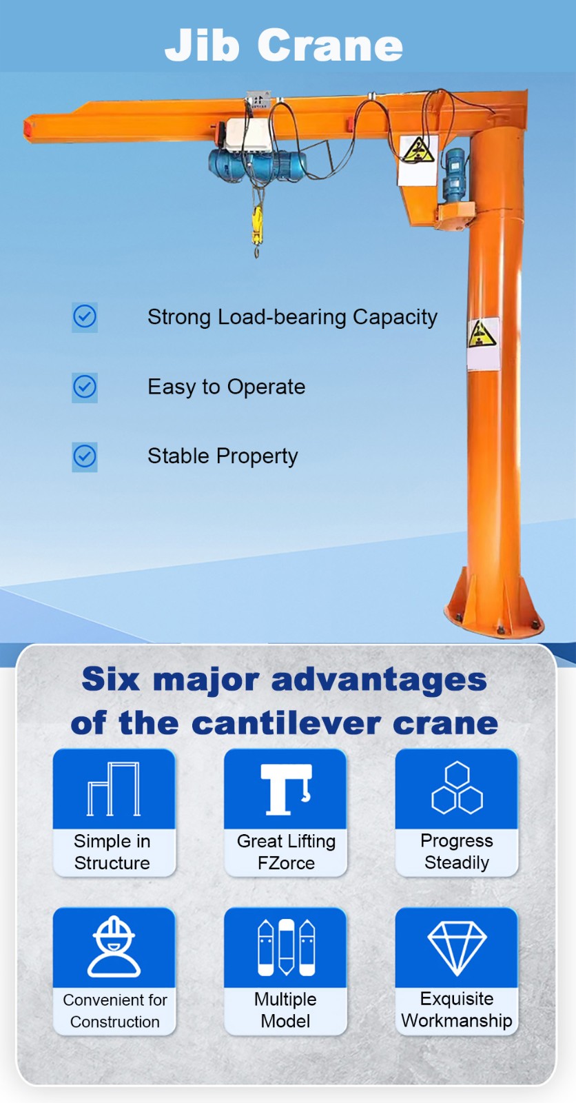 Rotating Arm Jib Crane