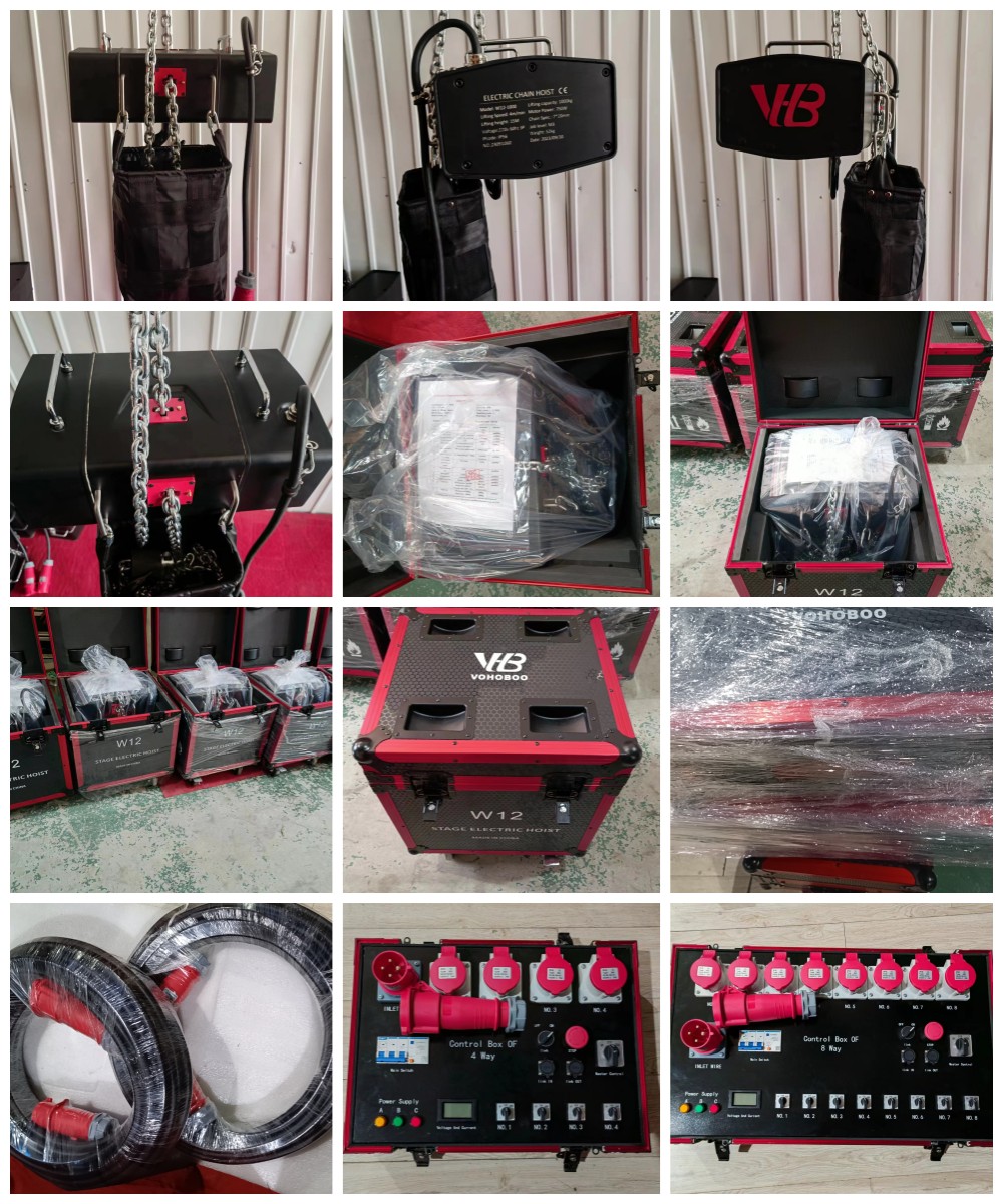 500kg Low-Noise Stage Mini Electric Chain Hoist Factory