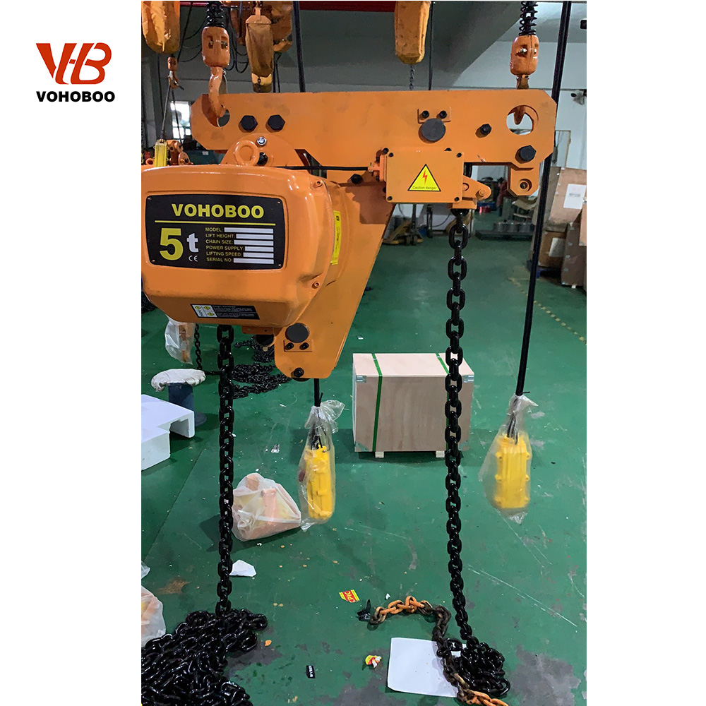 Export Quality HHBB Type Electric Chain Hoist with Long Lasting Motor and Robust Structure
