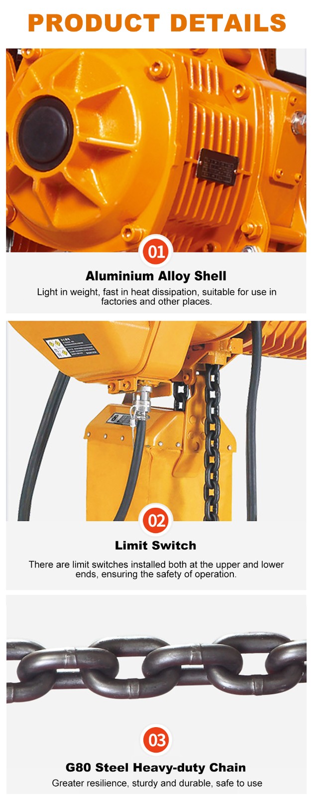 HHBB type chain hoist