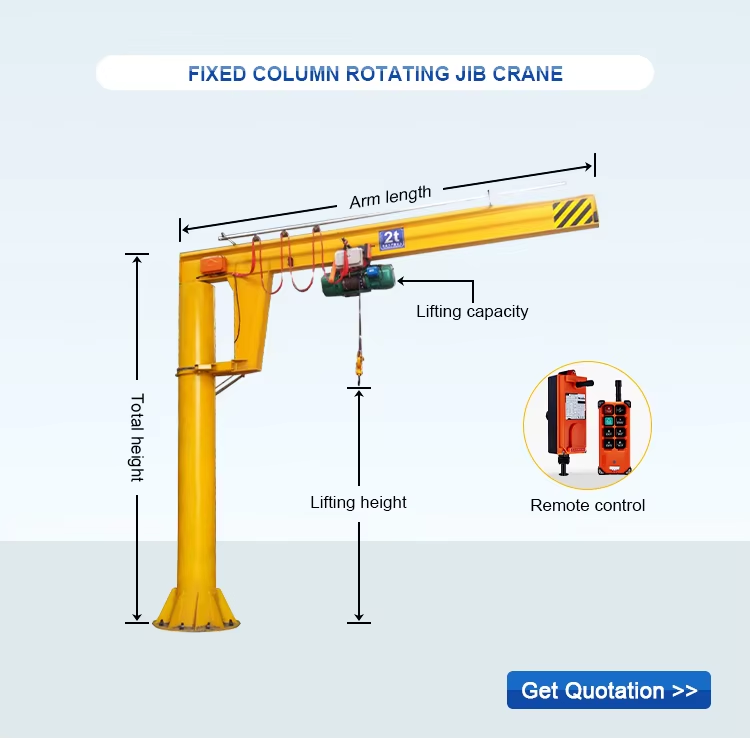 Rotating Arm Jib Crane