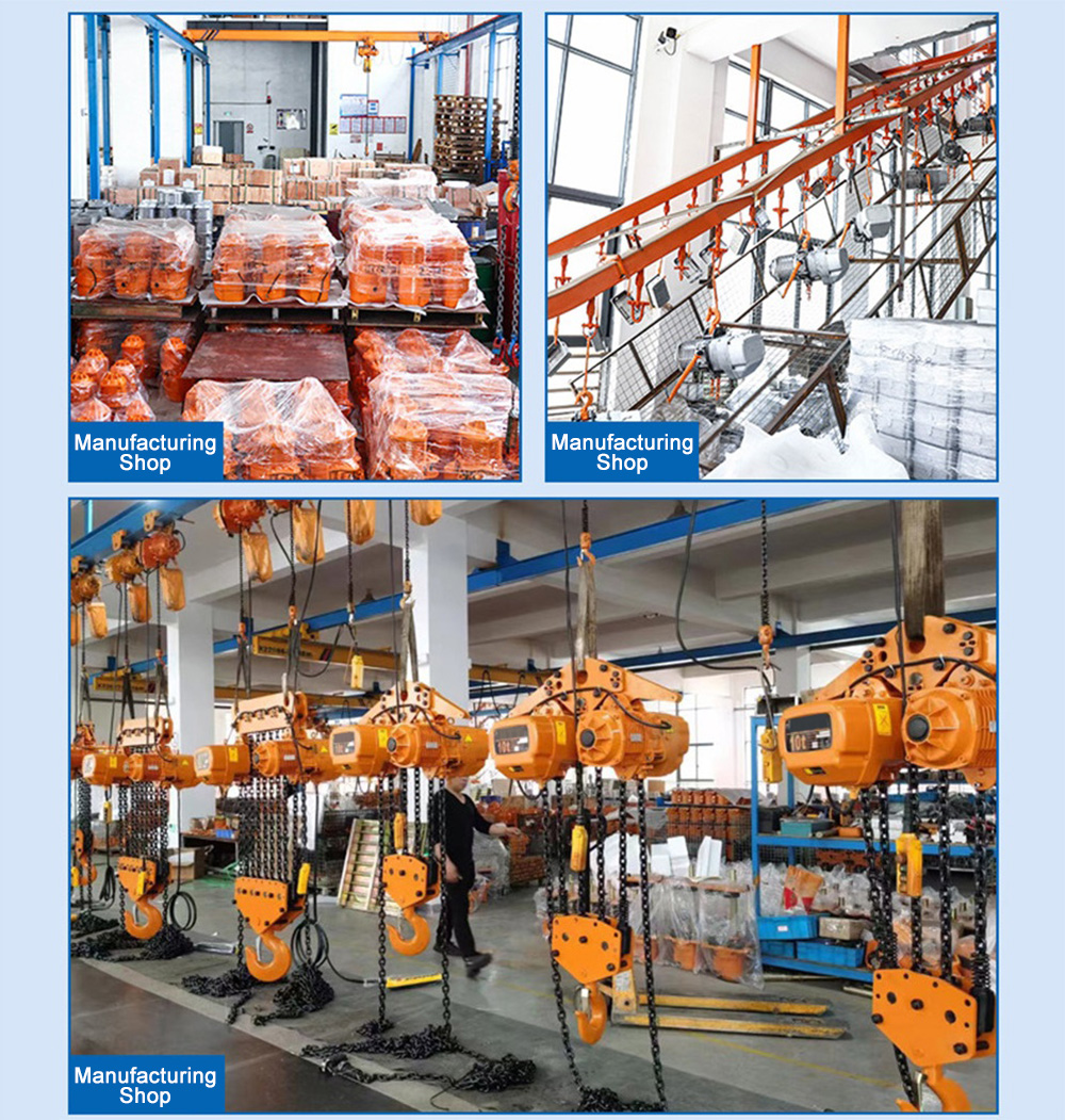 Industrial Use HHBB Series Electric Chain Hoist with Safety Lock and High Durability Factory